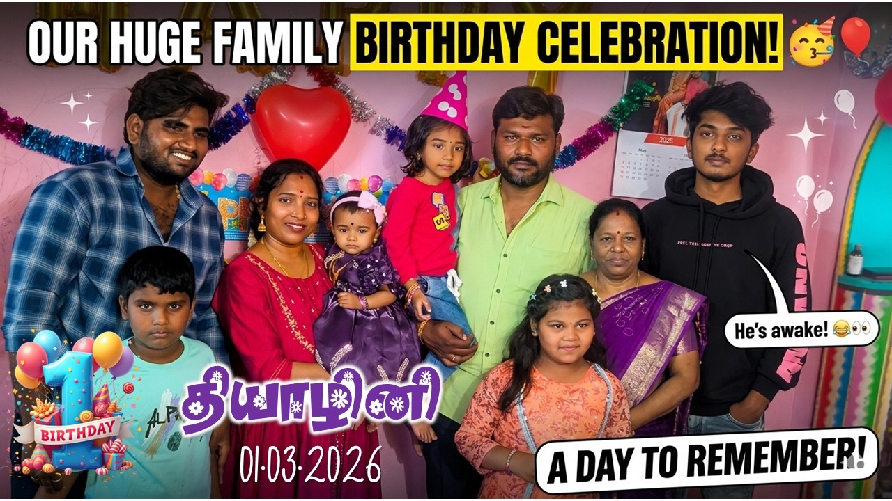 First Birthday Function for Diyazhini - BDR Family
