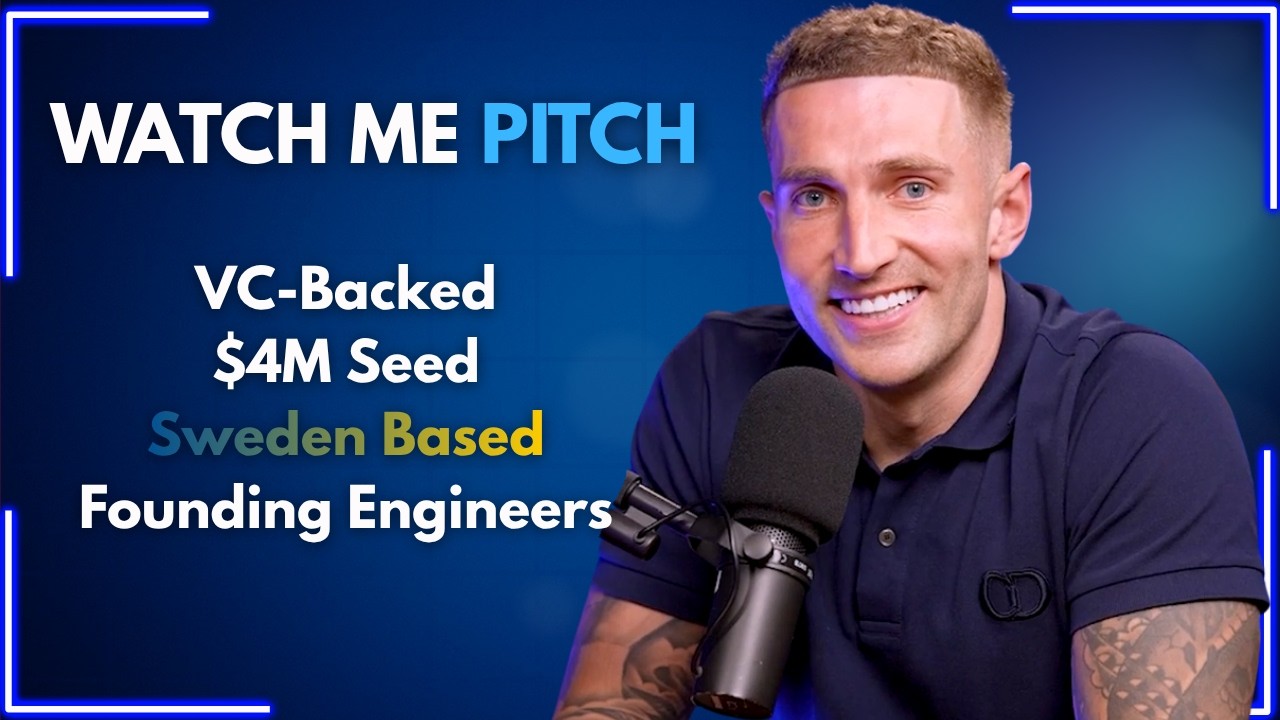Watch Me Pitch To A $4M VC-Backed Swedish Start Up
