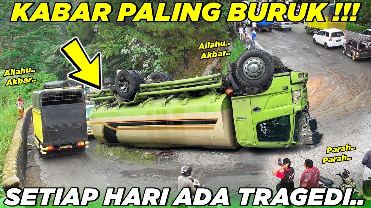 MENCEKAM !!! Kabar Paling Buruk Pagi Ini, Innalillahi Tragedi Truk CPO Terbalik di Sitinjau Lauik