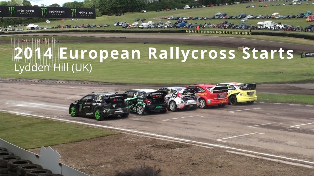 2014 European Rallycross Starts   Lydden Hill