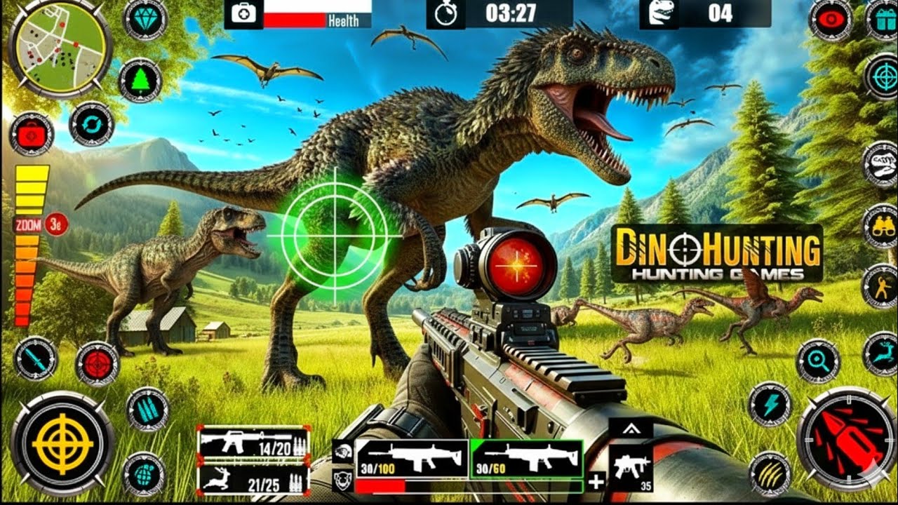Wild Animal,dinosaur,elephant,Bird Hunter 3D Epic Dinosaur Hunting Adventure Gameplay 2026