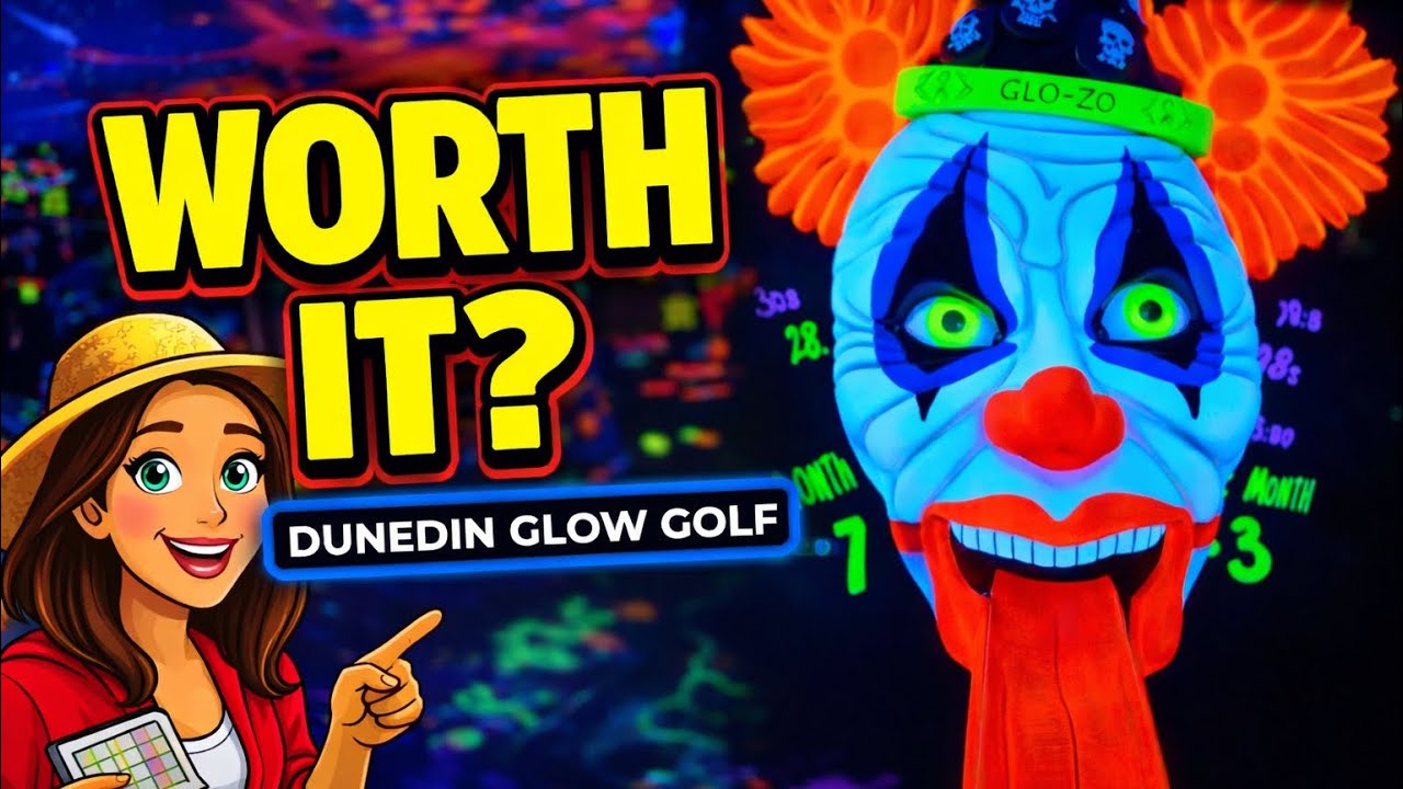 Обзор мини-гольфа Monster Mini Golf в Данидине | Развлечения для всей семьи в помещении во Флориде