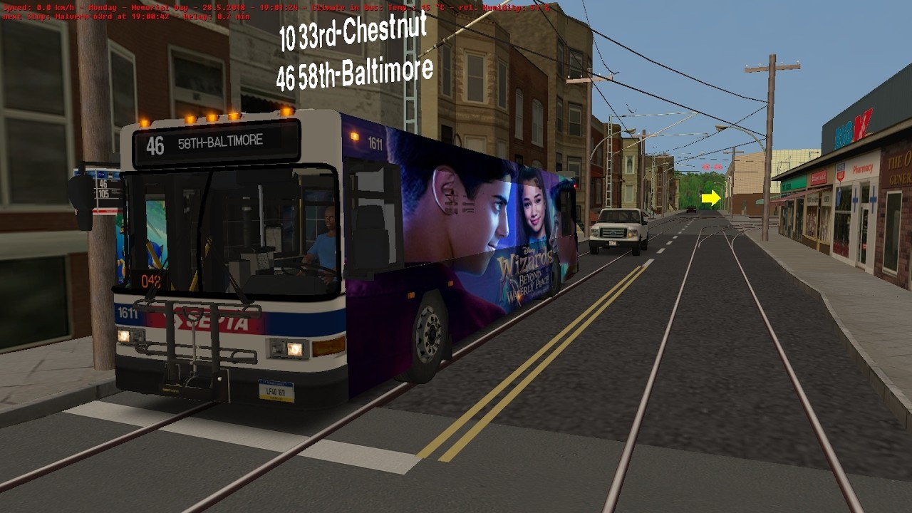 omsi 2 Cayuga (SEPTA) route 46 to 58th-Baltimore