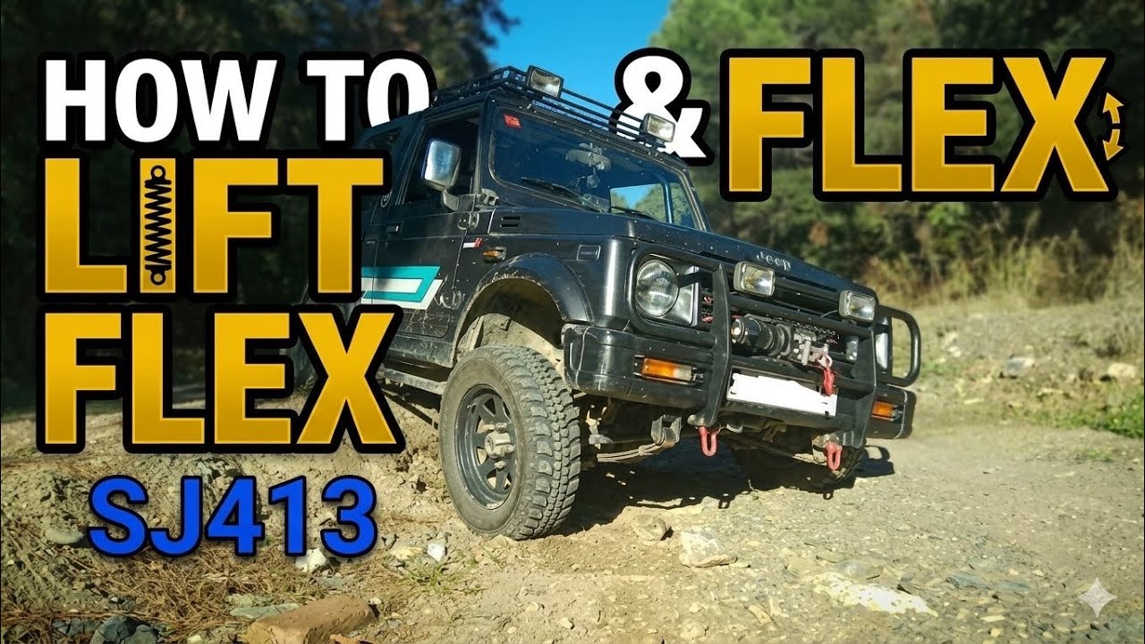 How to lift and flex Suzuki Samurai SJ413