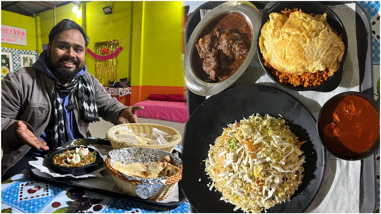 Gazol Malda Bypass এ নতুন ধাবা এর খোঁজ😱 Trying Triple Rice🍛Mutton Kosha🍖Best Dhaba at Gazol Malda