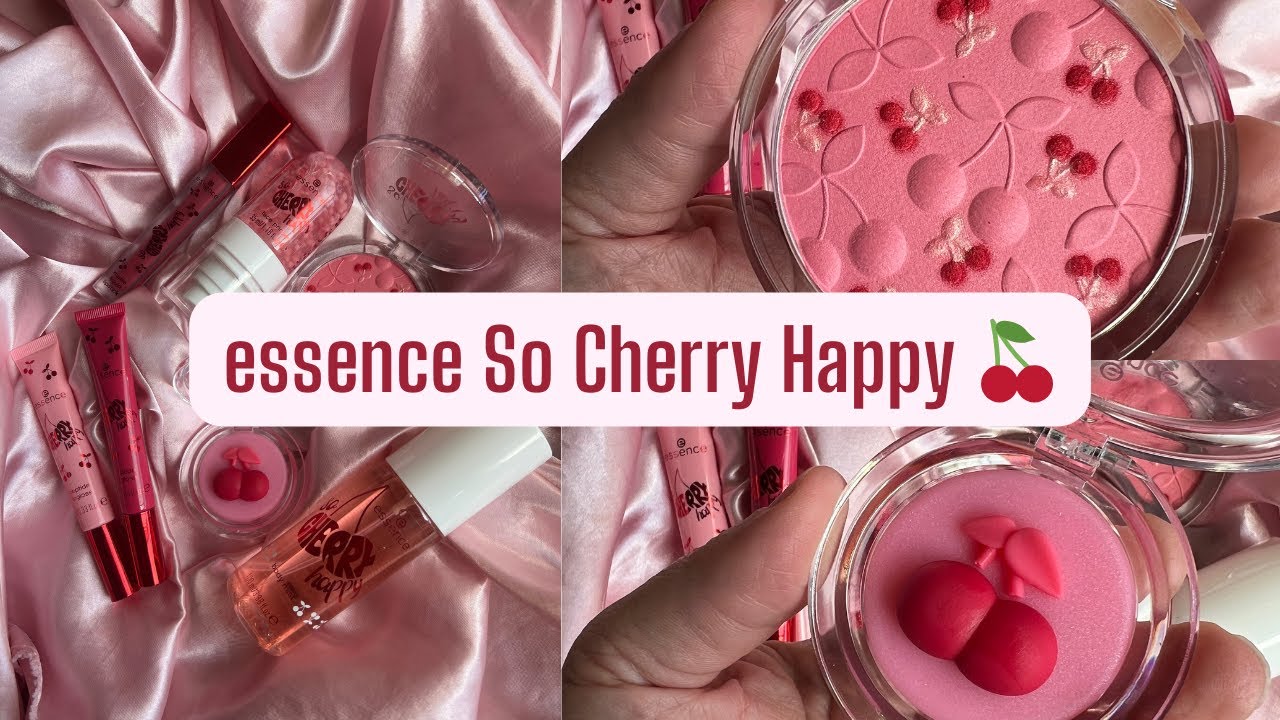 NIEUWE MAKE-UP TESTEN 🍒 ESSENCE SO CHERRY HAPPY COLLECTIE 🍒