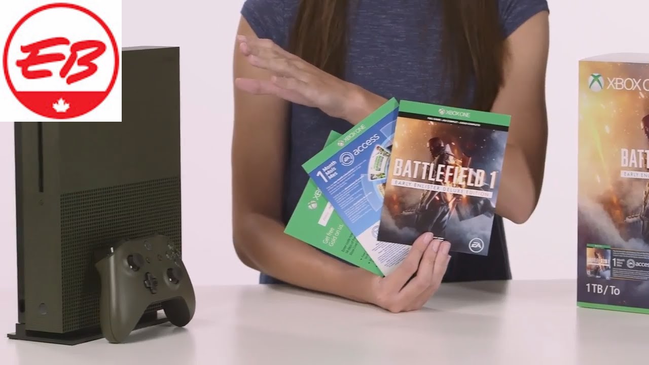 Xbox One S Battlefield 1 Special Edition Bundle Unboxing | EB Games