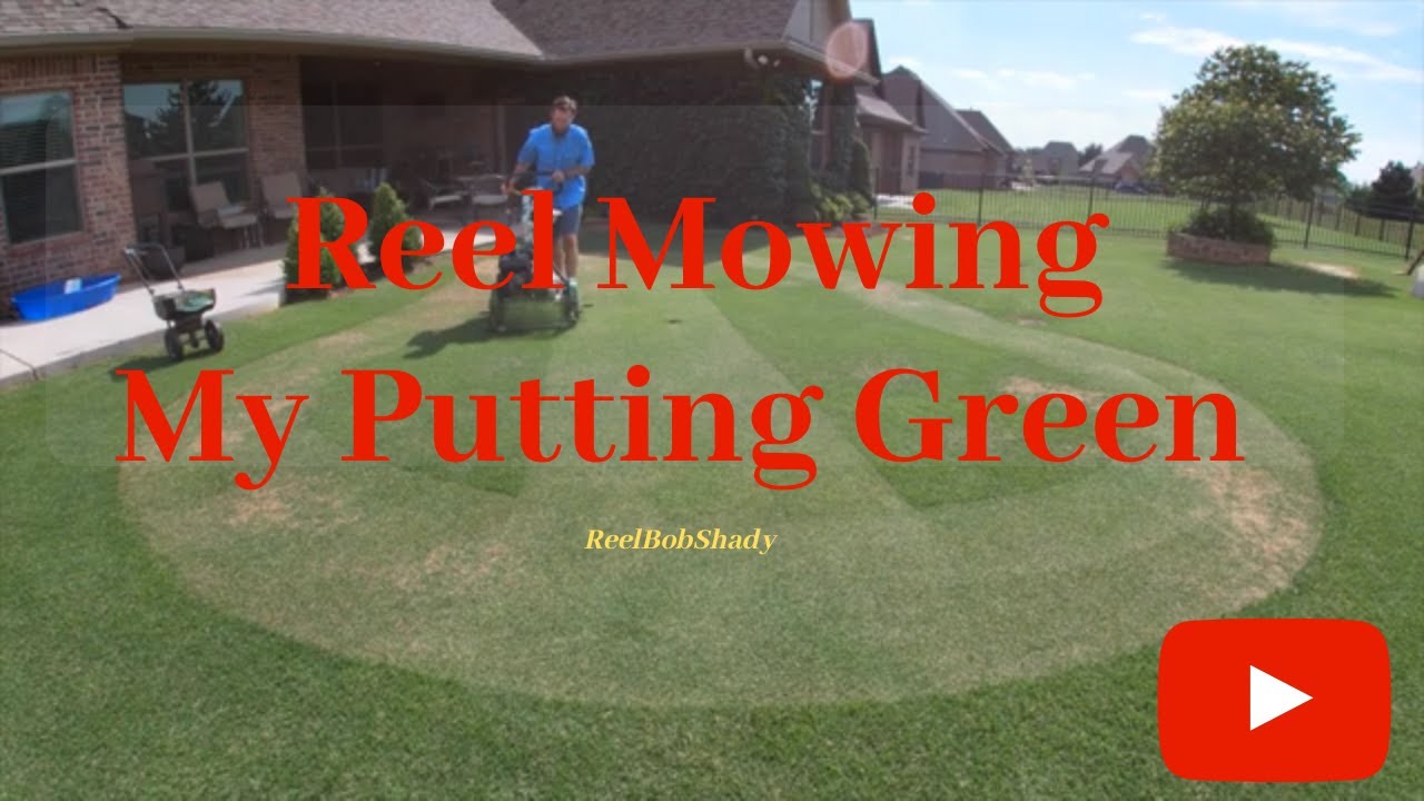 Reel Mowing My Putting Green