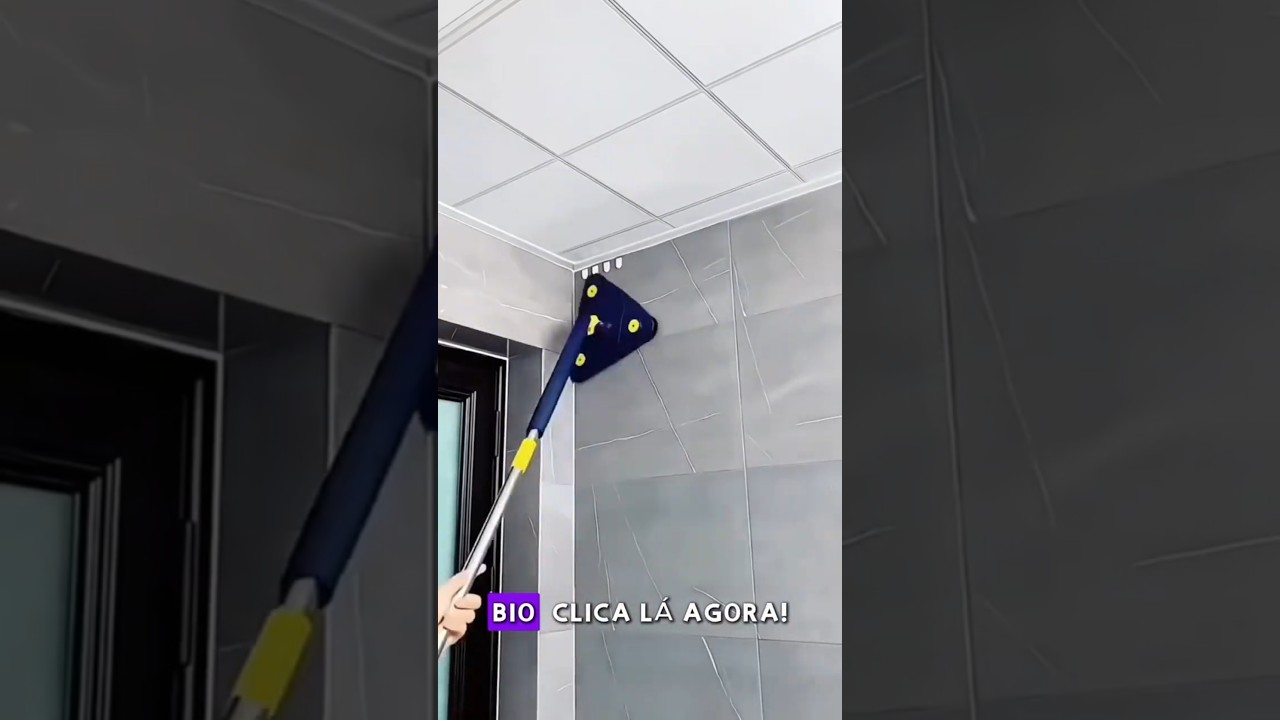 Adeus Dor nas Costas! 🧹 O Mop de Elite que Limpa TUDO (Link na Bio - Item: 