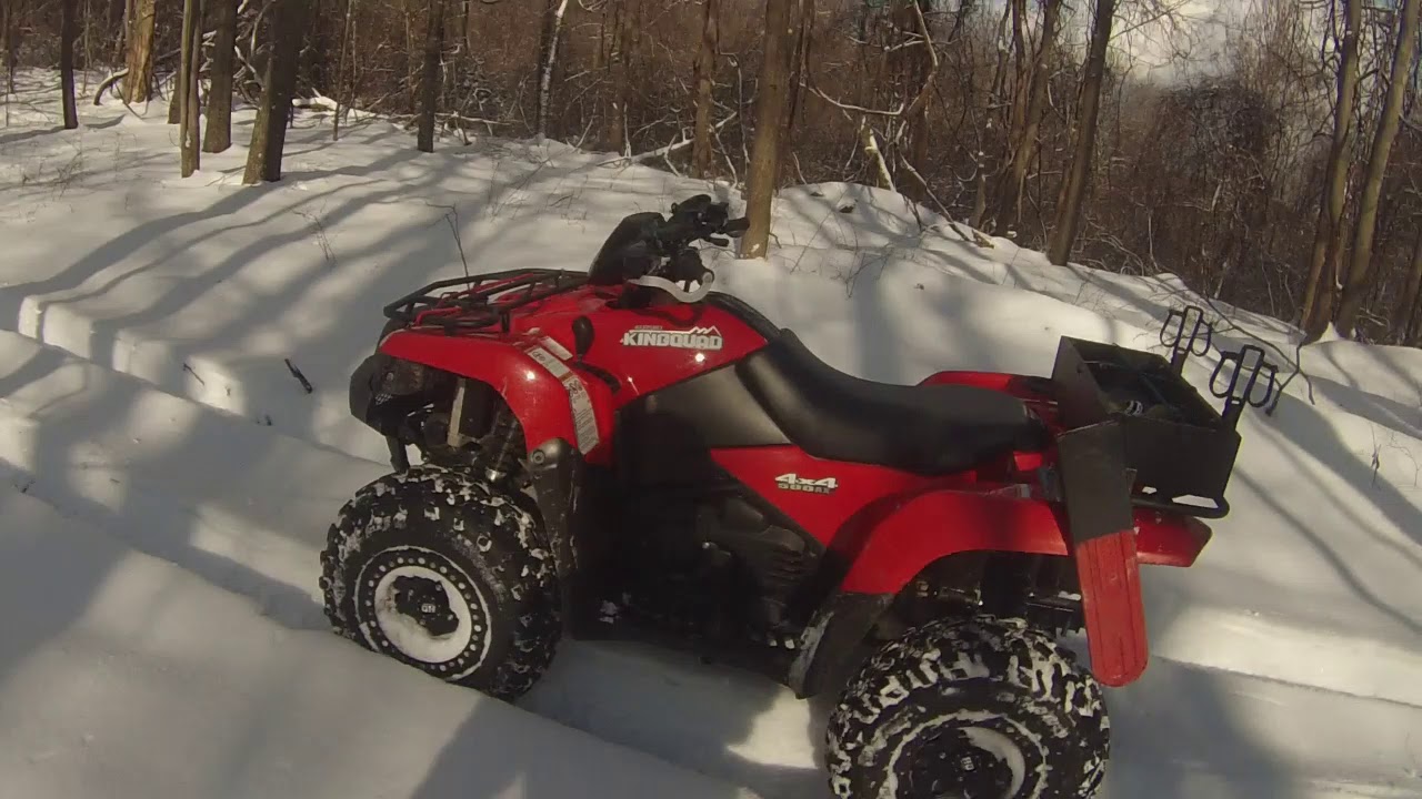 King Quad 500 Snow ride