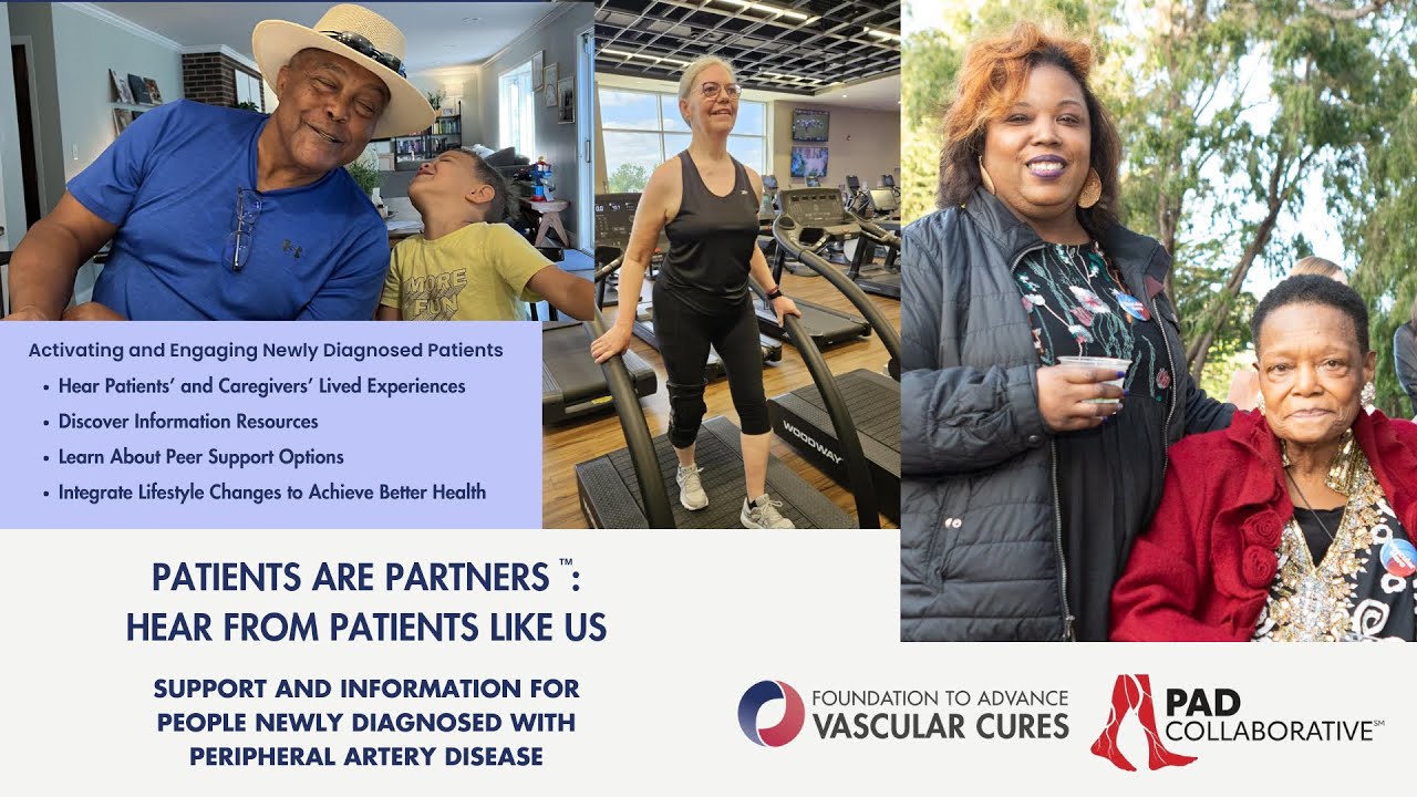 PAD Month Webinar: Support and Information for People Newly Diagnosed with Peripheral Artery Disease
