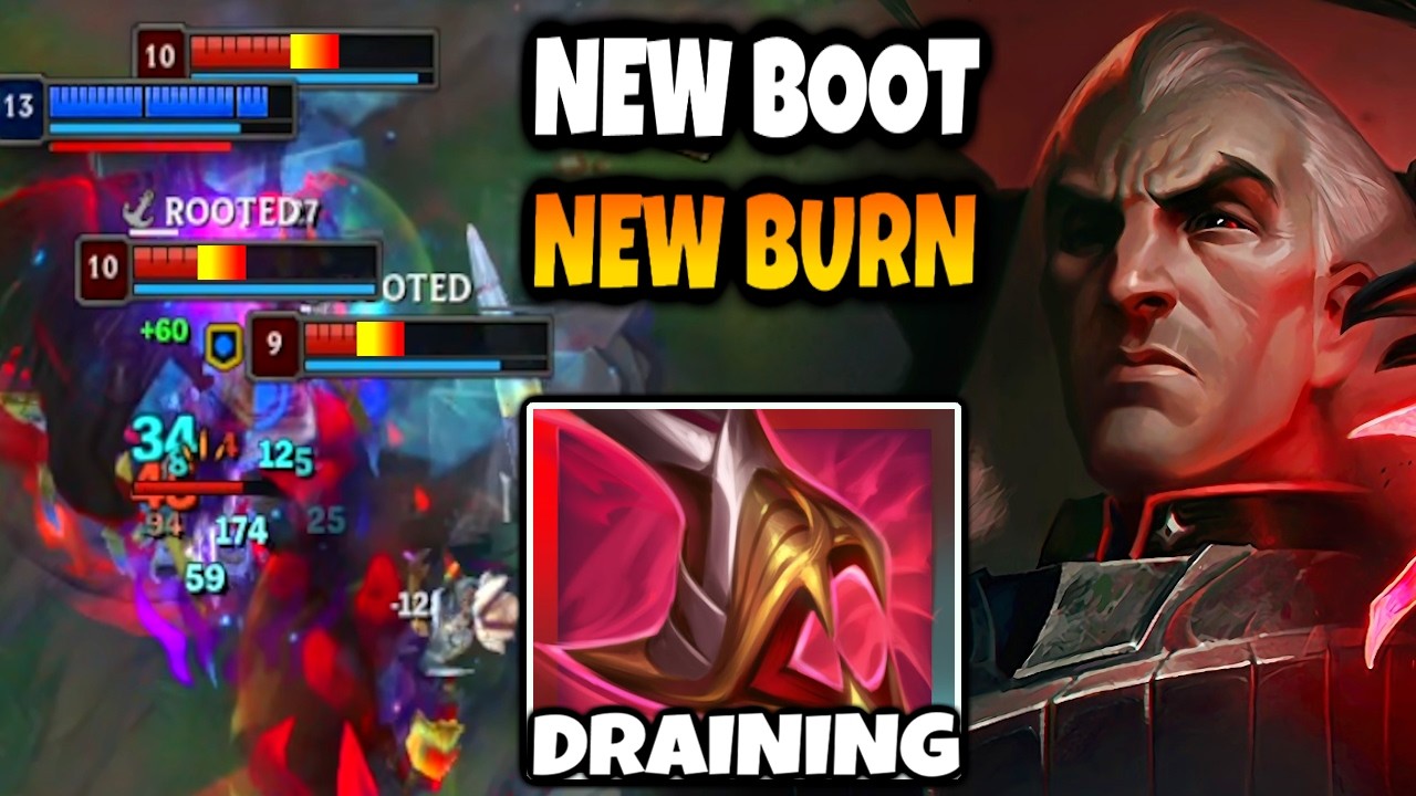 DRAIN SWAIN MID has NEVER BEEN STRONGER with the NEW BURN RUNE and OMNIVAMP BOOTS