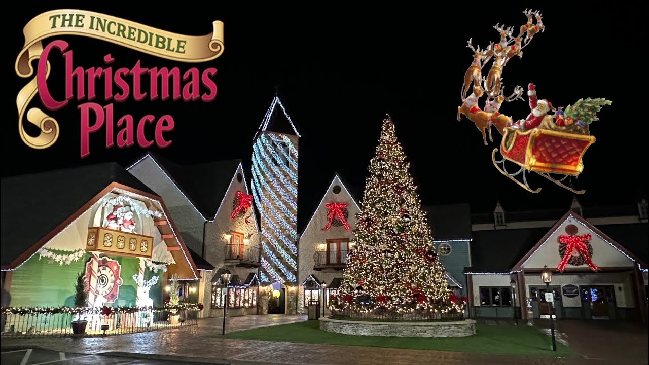 Обзор декора The Incredible Christmas Place 2022 — Пиджен Фордж, Теннесси