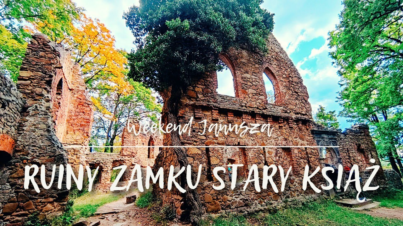 RUINY ZAMKU STARY KSIĄŻ | Romantyczne ruiny nieopodal Zamku Książ | #WEEKENDJANUSZA