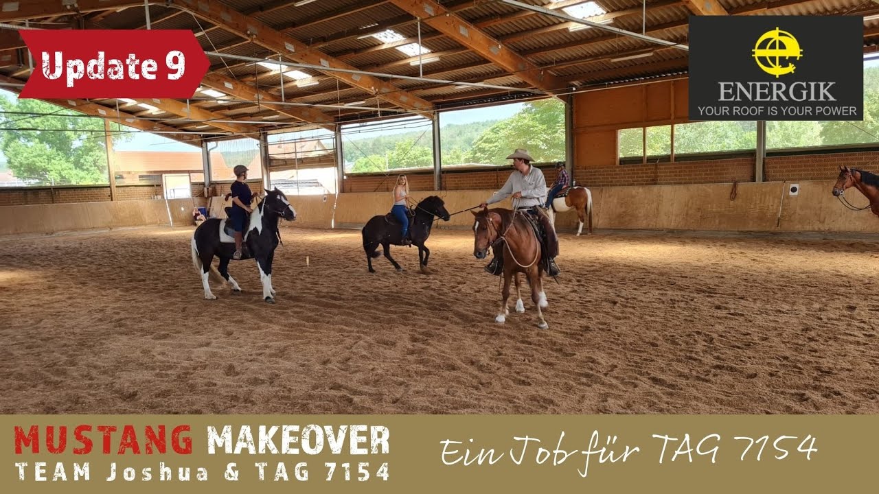 MUSTANG MAKEOVER 2022 - Gerade unter dem Sattel und schon ein Lehrmeister😍 | Team Joshua Update 8