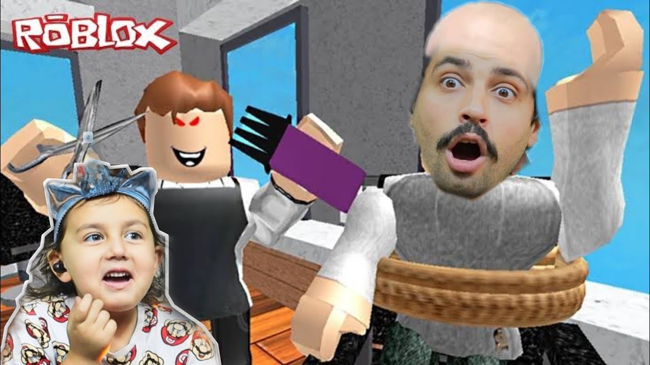 KORKUNÇ BERBERDEN KAÇIYORUZ |ROBLOX ESCAPE THE BARBER SHOP