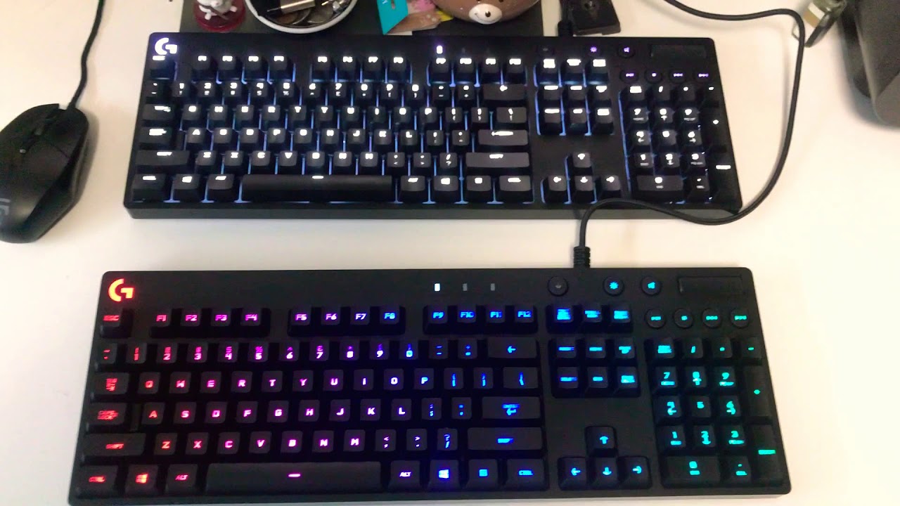 Logitech G610 vs G810 Mechanical Gaming Keyboard Quick Comparison