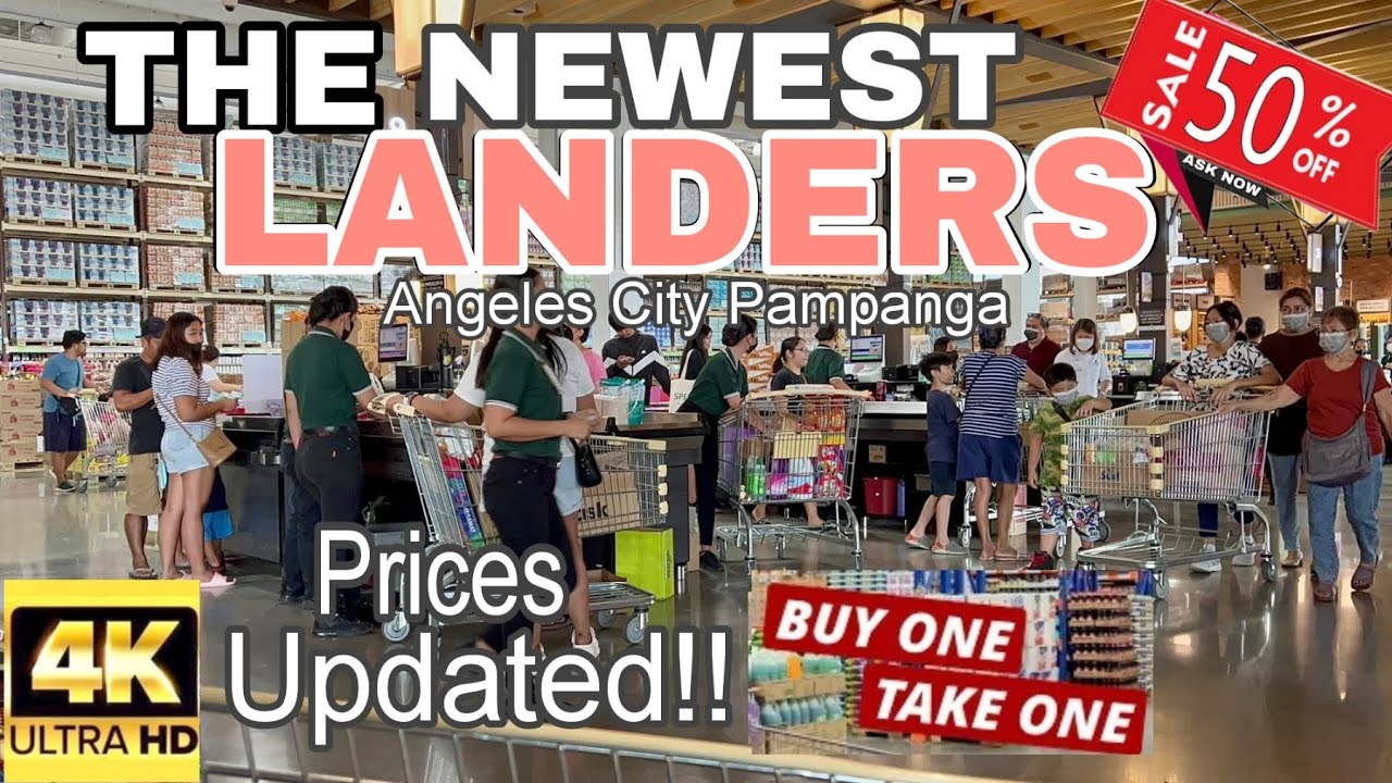 #The Newest #Landers | Shopping | Tour | BUY 1 TAKE 1 FREE | #Len TV Vlog [4K] #Angeles City Pamp.🇵🇭