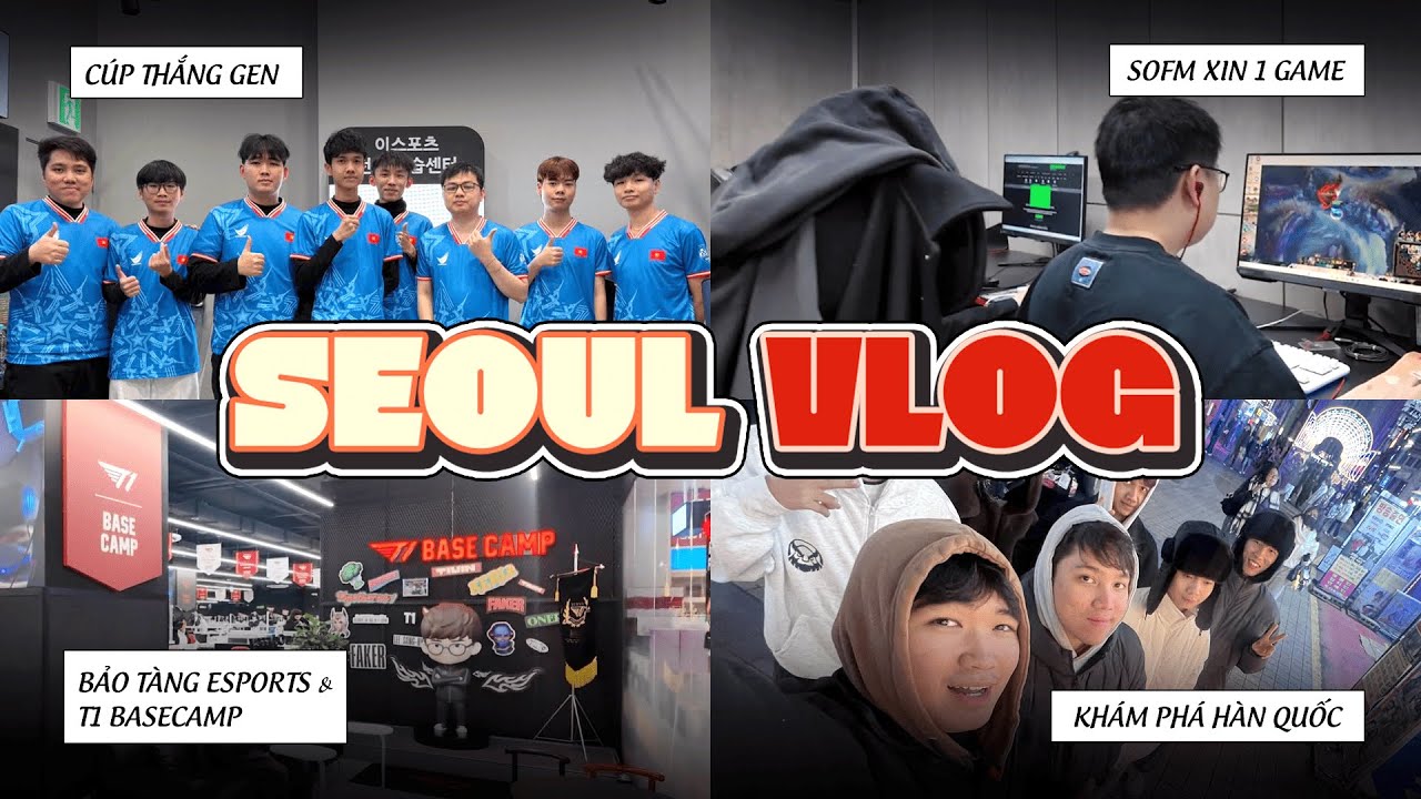 VLOG SEOUL 🇰🇷 | MVK KHÁM PHÁ T1 BASECAMP & FOOD TOUR HÀN QUỐC