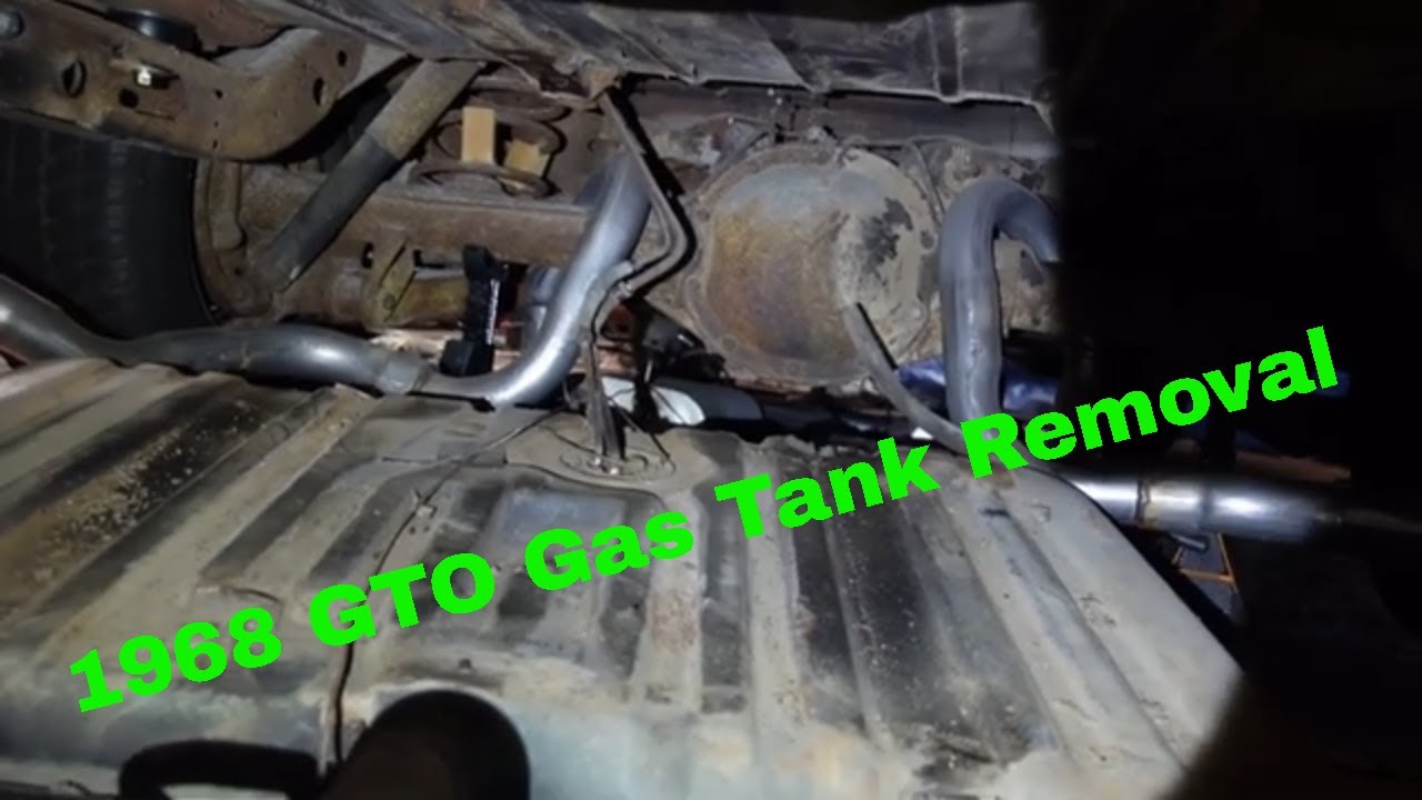 #35 Pontiac GTO 1968 года — снятие и осмотр бензобака #gastank