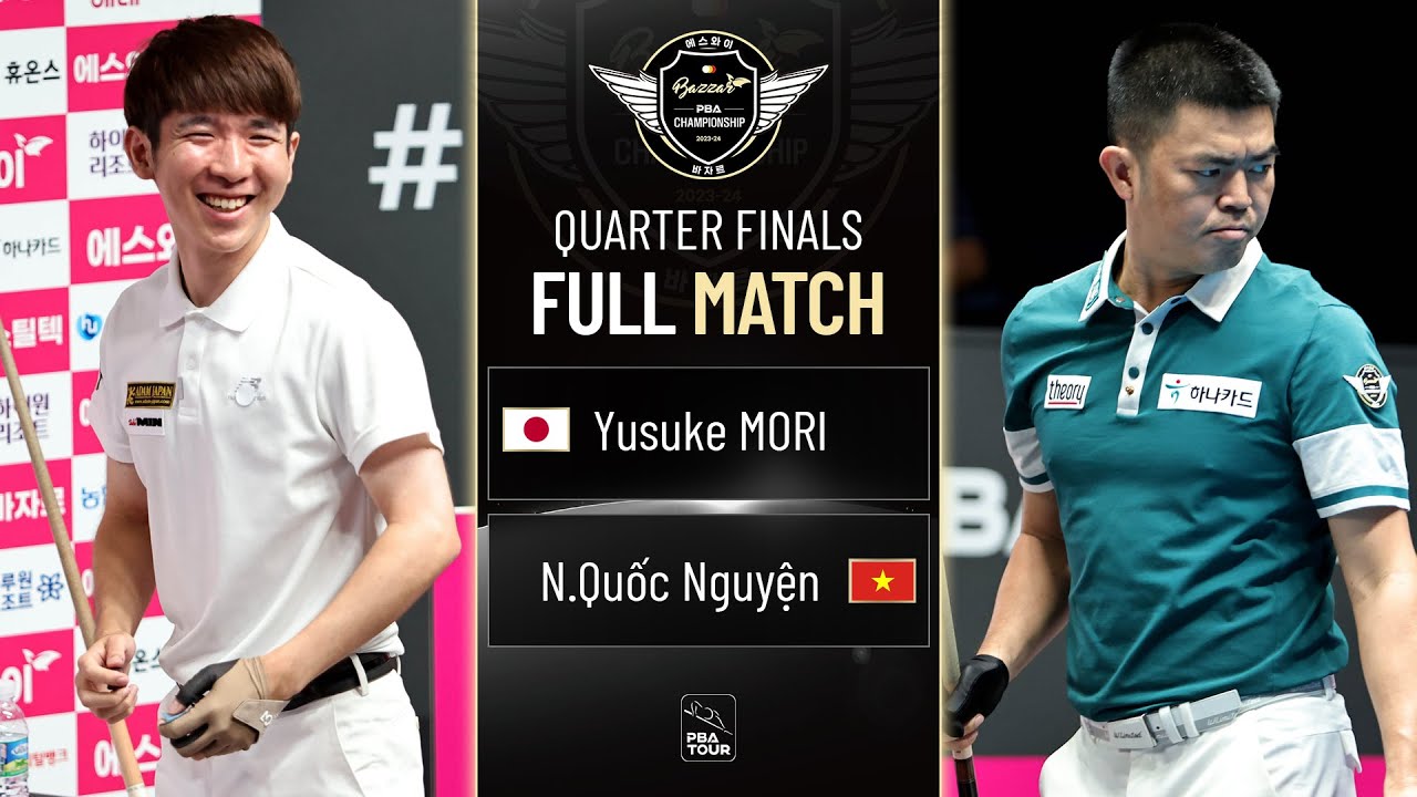 FULL MATCH: Yusuke MORI - NGUYỄN Quốc Nguyện | PBA Tứ Kết | SY Bazzar Championship 2023