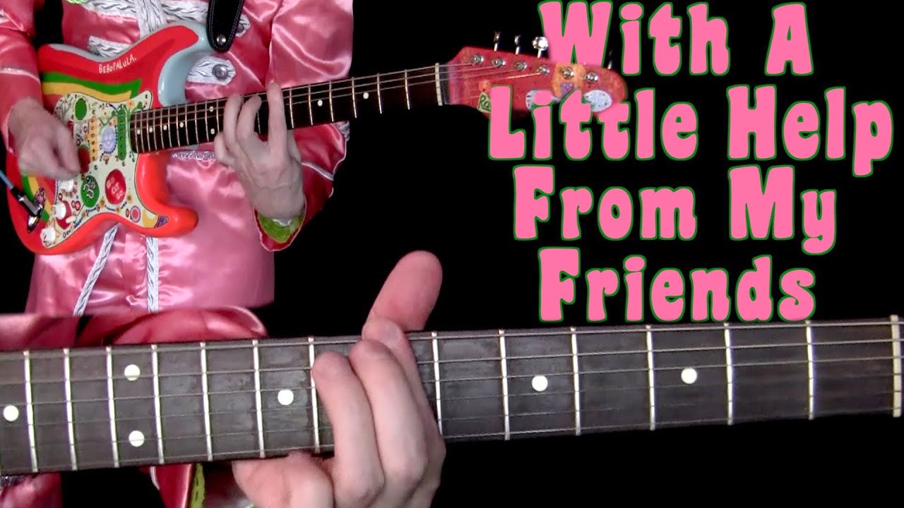 With A Little Help From My Friends | Guitar Cover | Isolated