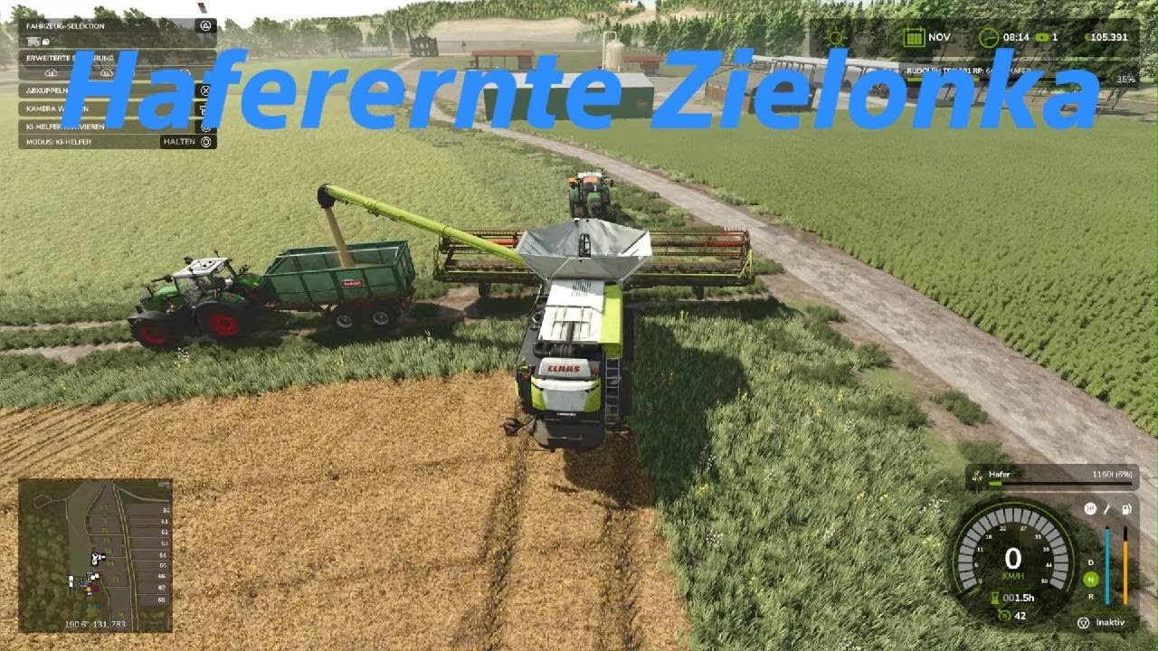 FS25/LS25/PS5/Reservemap Zielonka/Haferernte und quatschen 😃🤗🎉