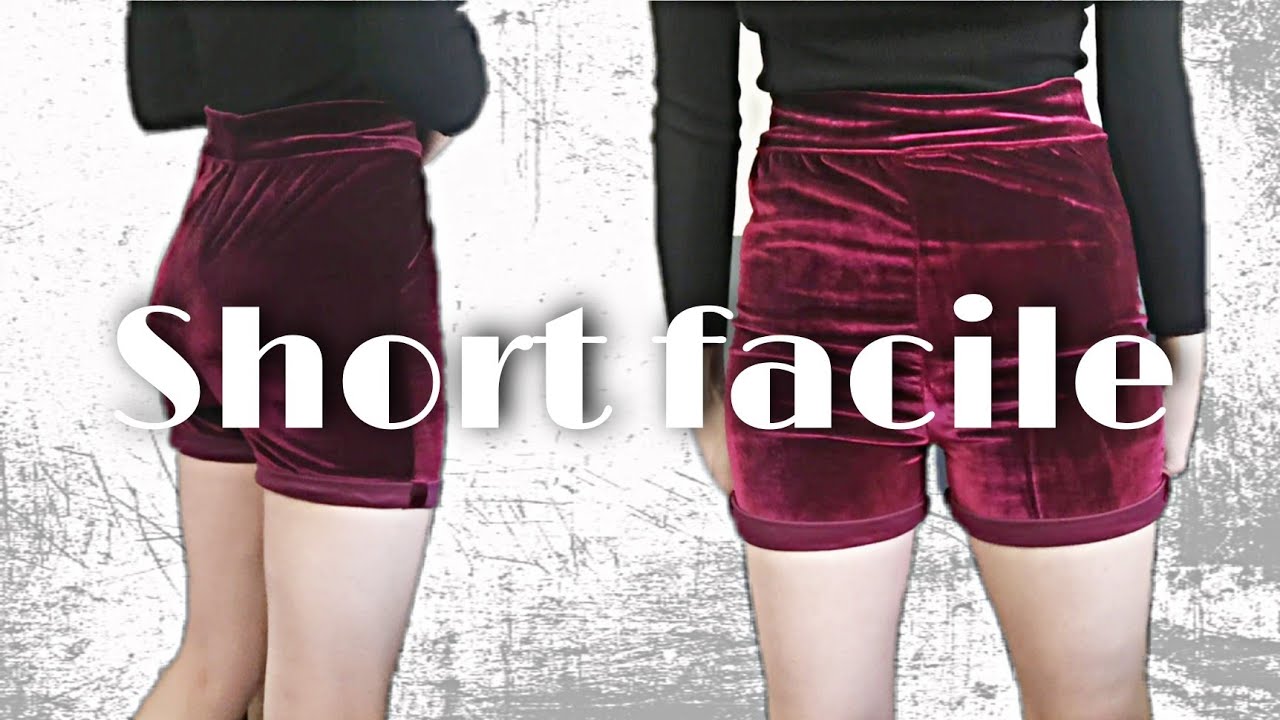 Coudre un short facile en velours !