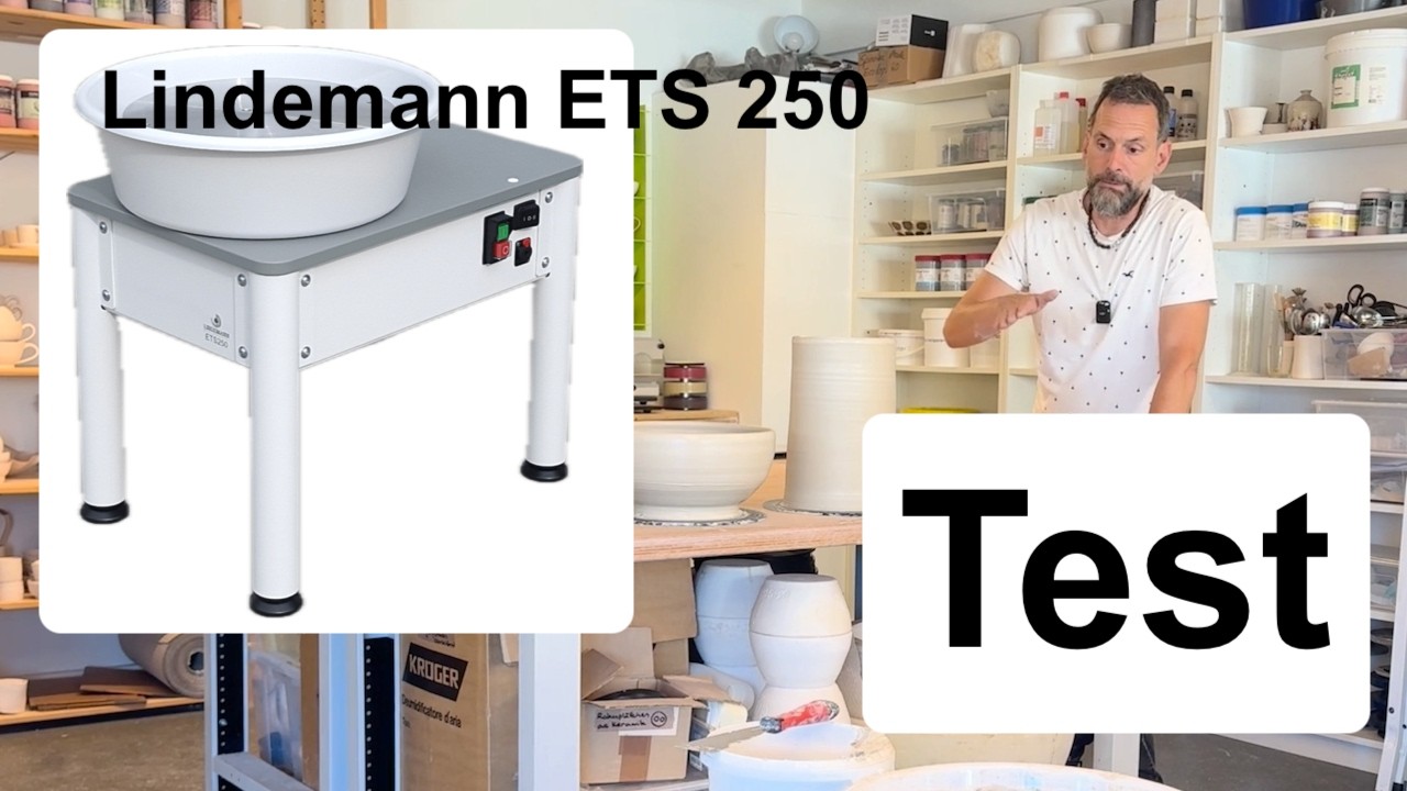 Töpferscheibe Lindemann ETS 250 im Härtetest