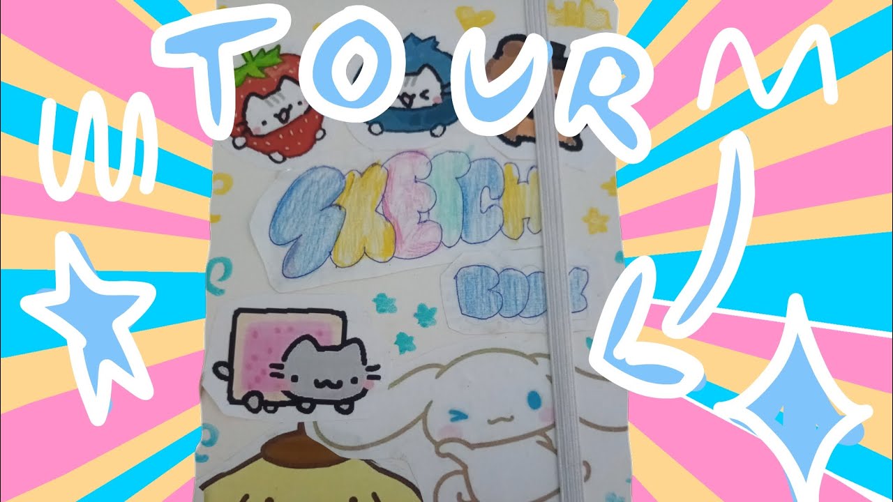 TOUR PELO MEU SKETCHBOOK 4# yupii :33