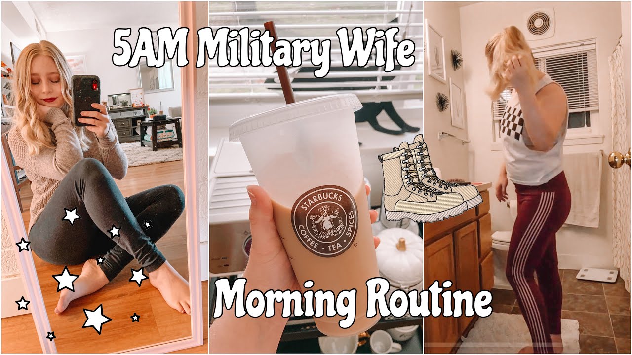 My 5AM Military Wife MORNING ROUTINE 2020 | Military Wife Life | Calista Nystrom