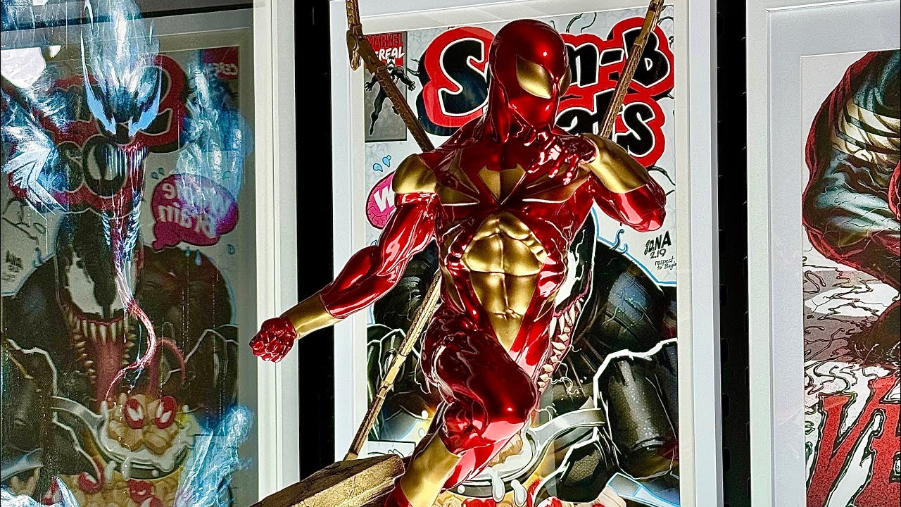 Sideshow Iron Spiderman Comiquette Exclusive