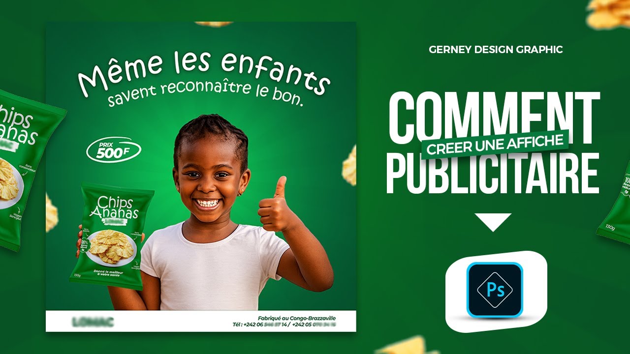 Débutants Comment créer une affiche publicitaire PRO sur Photoshop