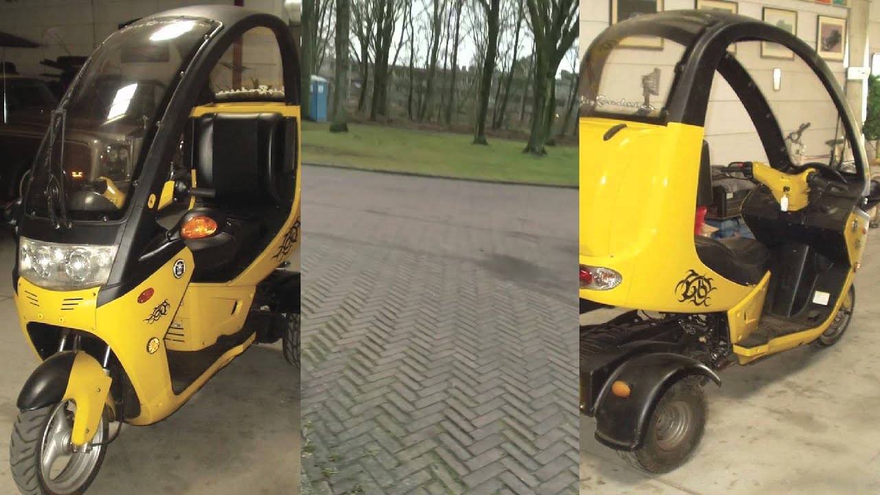 ritje met mijn scooterpod XINGYUE,  ride around my house