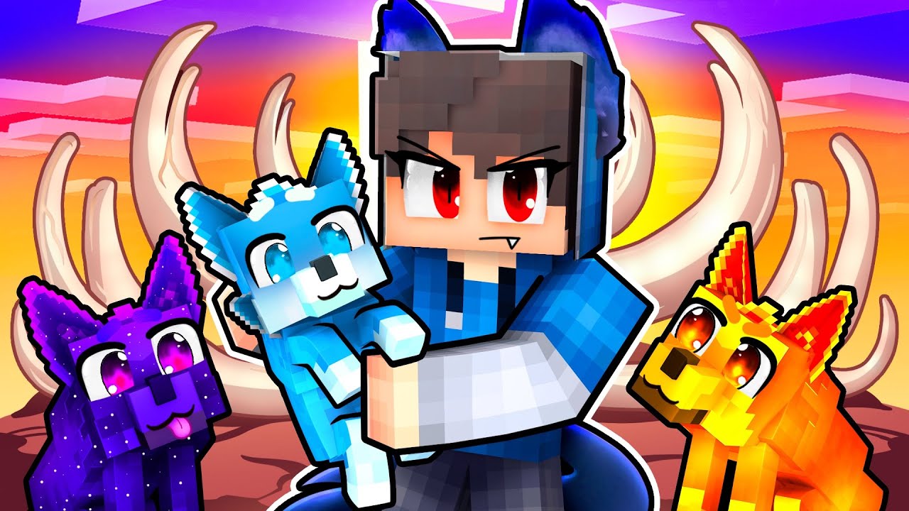 Adoptoval jsem si VLKY v Minecraftu!