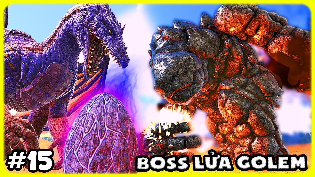 ARK Monster-SCP #15 KH&Aacute;M PH&Aacute; DƯỚI L&Ograve;NG ĐẤT M&Igrave;NH LẤY TRỨNG BOSS DRAGON VỀ ẤP - T&Yacute; TIỀN TỈ