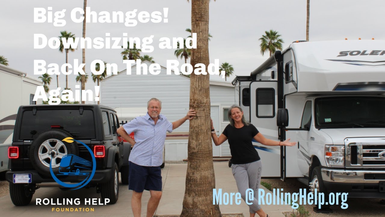 Big Changes We've Downsized and are Back On The Road Again! #full time rv life #class c