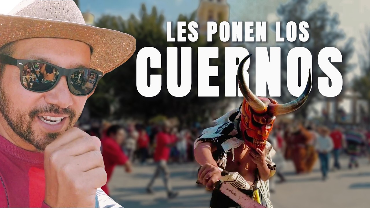 Combaten en Semana Santa cuernudos contra barrabases en San Bartolome Aguas Calientes