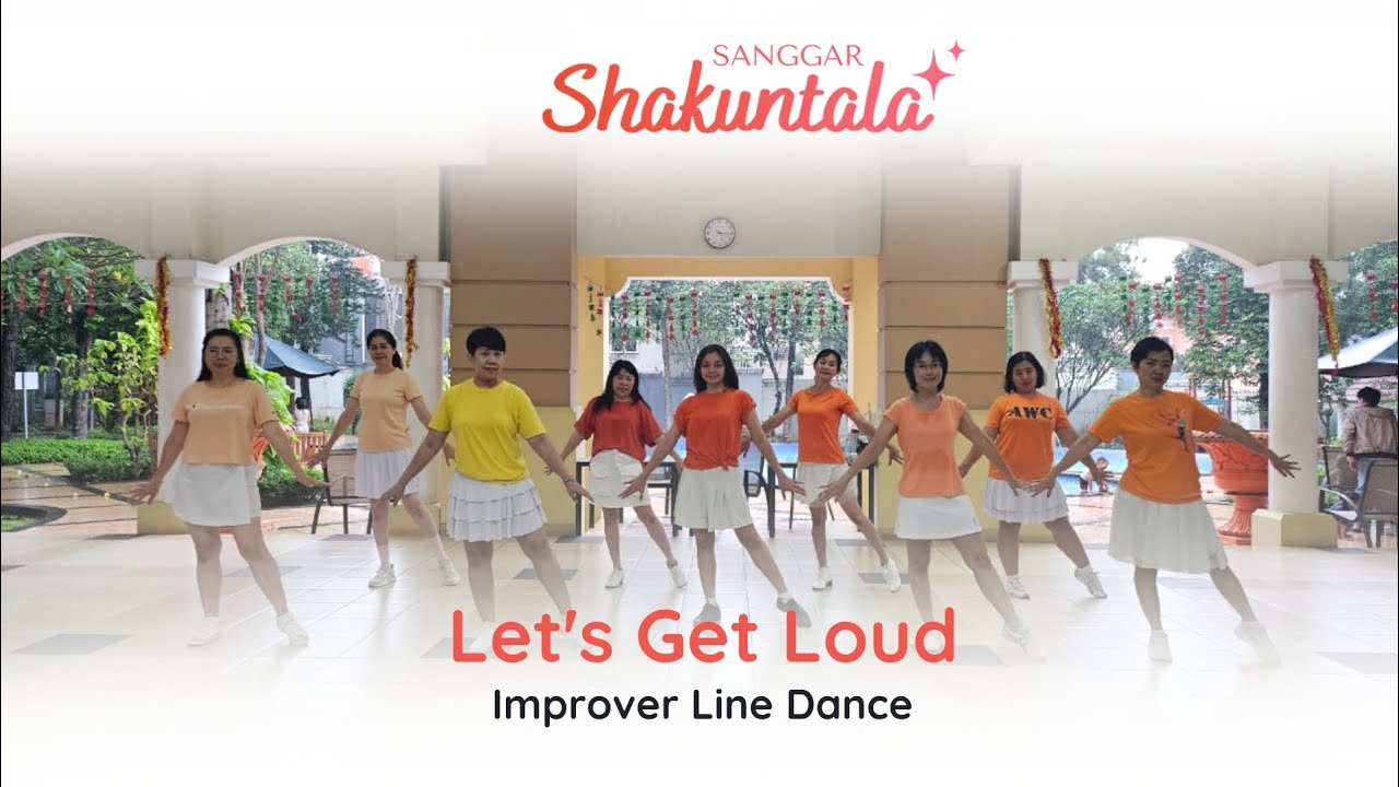 Let's Get Loud - Improver Line Dance - at Beryl Class