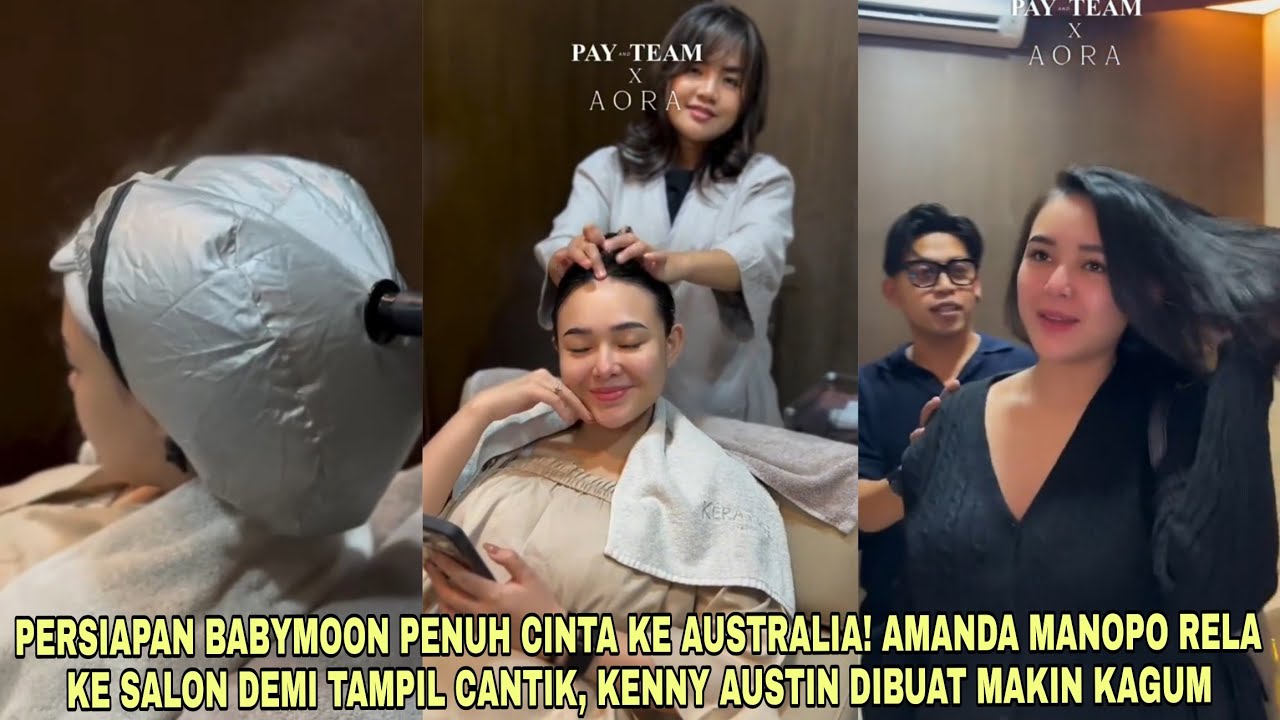 Persiapan Babymoon Cinta❗Amanda Manopo Rela ke salon Demi Tampil Cantik, Kenny Dibuat Makin Kagum