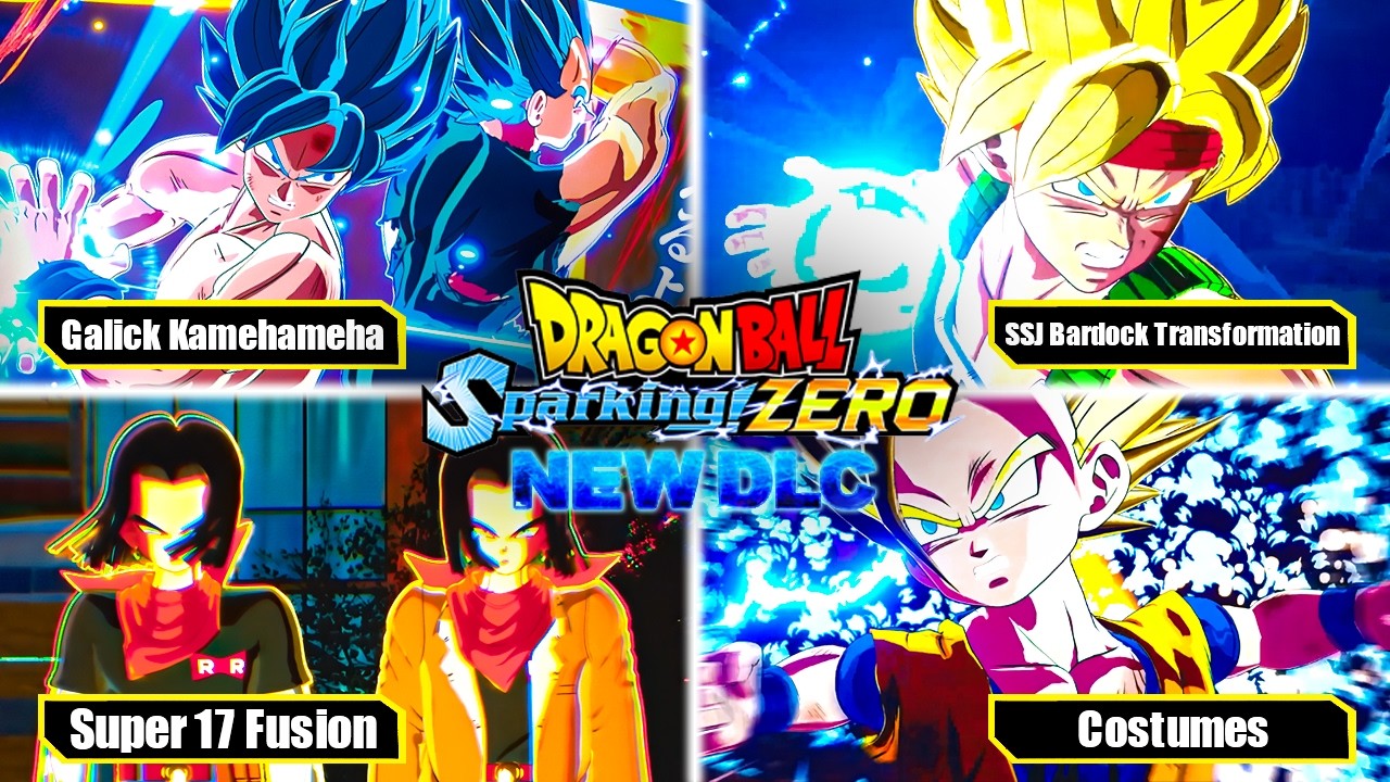 DRAGON BALL: Sparking! ZERO (DLC 4) - New Official Character Gameplay Reveals!