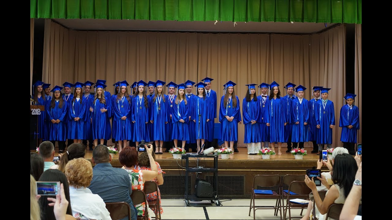Columbus Elementary School 8-th grade graduation 2018