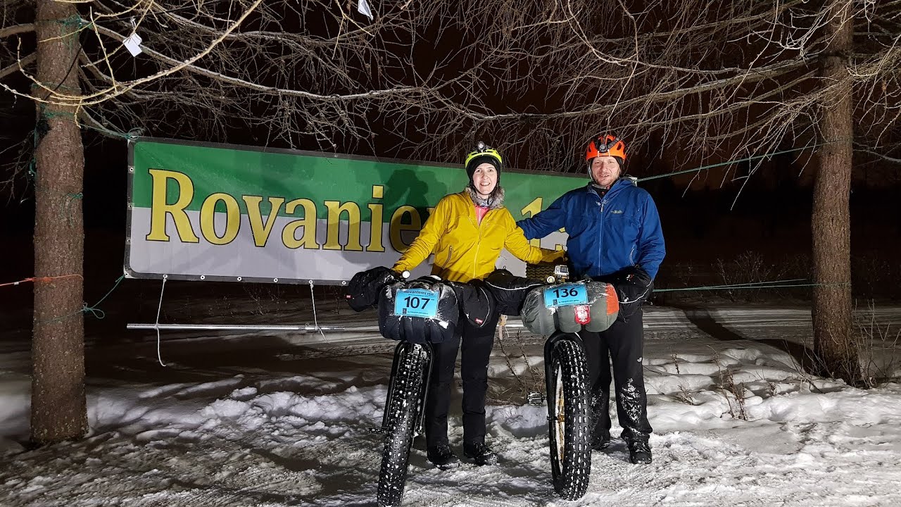 Rovaniemi 150 (150km) Winter Ultra Race 2020 team Miśki Dwa, Jola & Bartosz, Fatbike