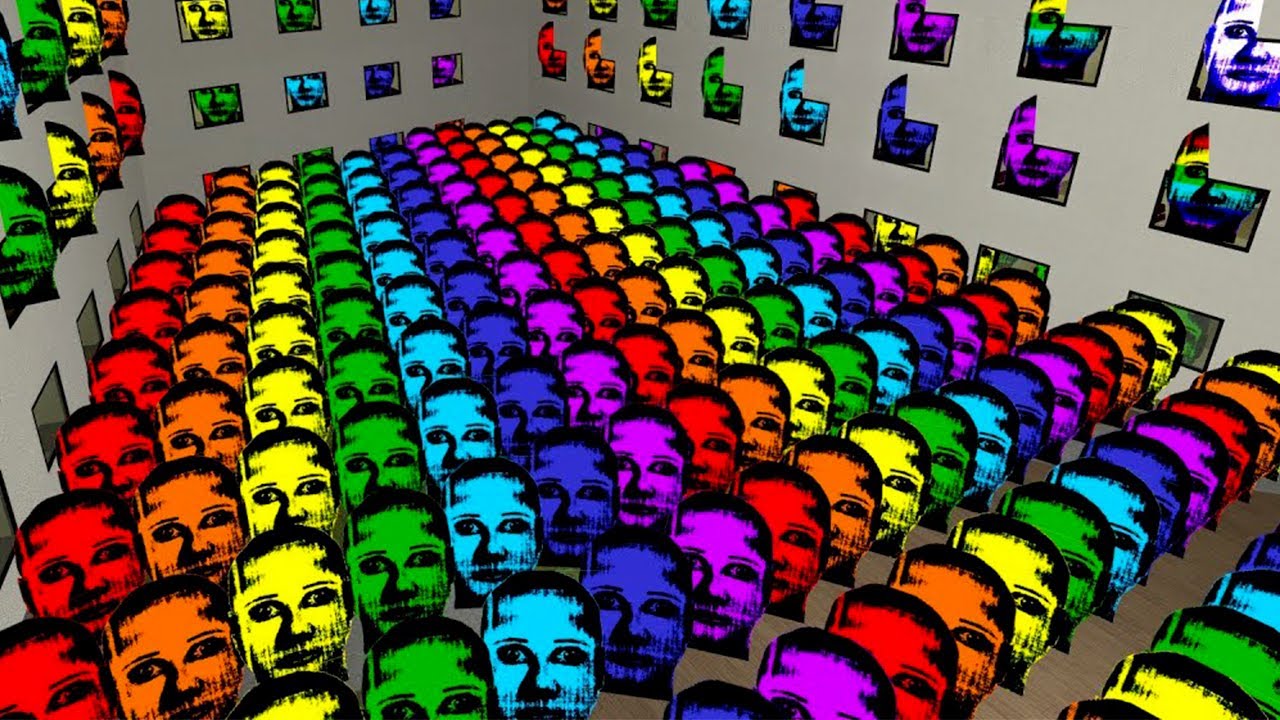 NEWEST COLORFUL Selene Delgado Family Nextbot vs. ME in BACKROOMS in Garry's Mod!!!