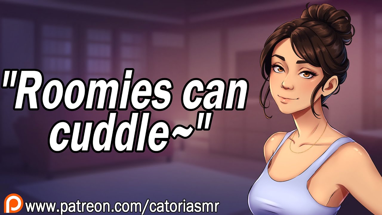 Your Roommate Has a Crush on You Too 💜[Falling Asleep Together] [Relaxing] [Nighttime Cuddles]