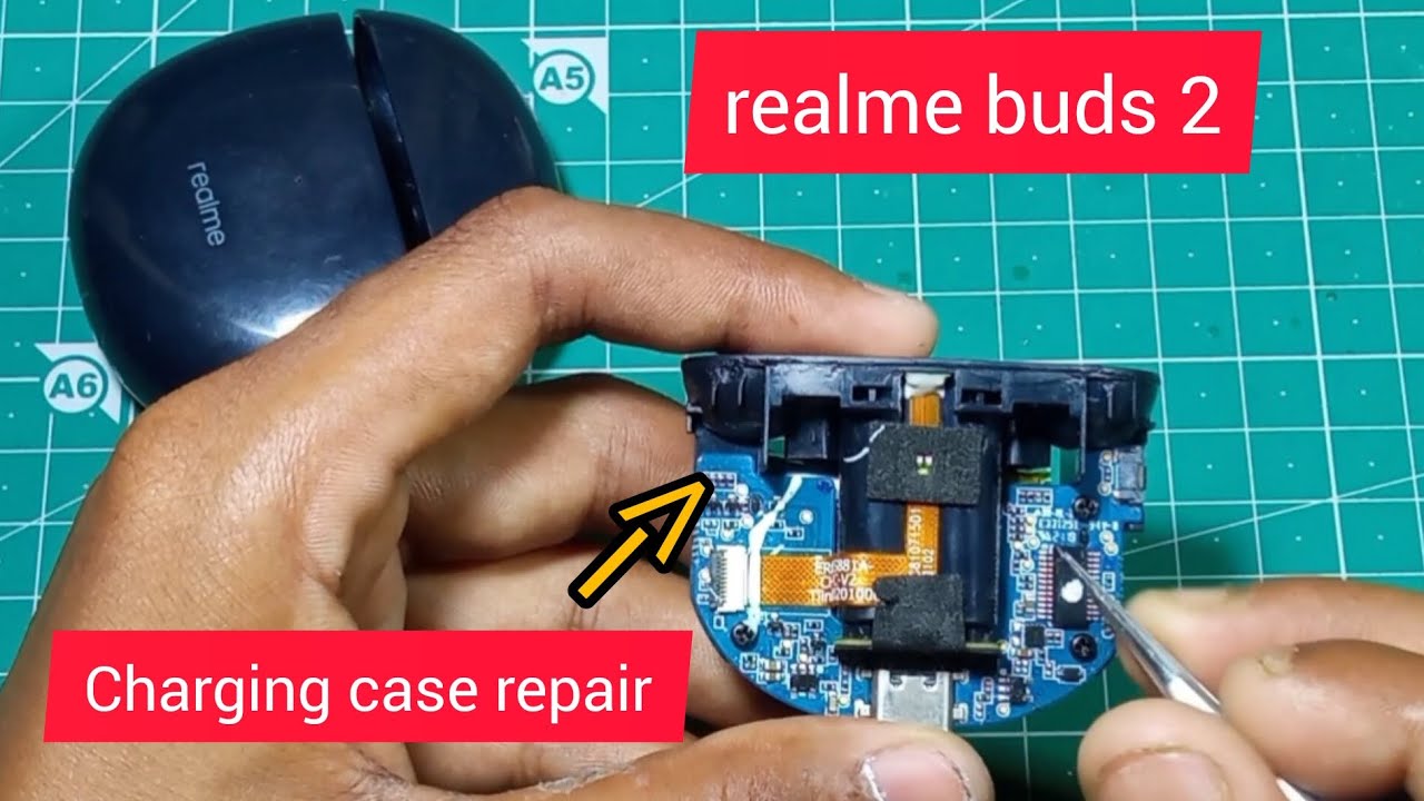 how to repair charging case realme buds 2। buds 2 case not working ।।TH24