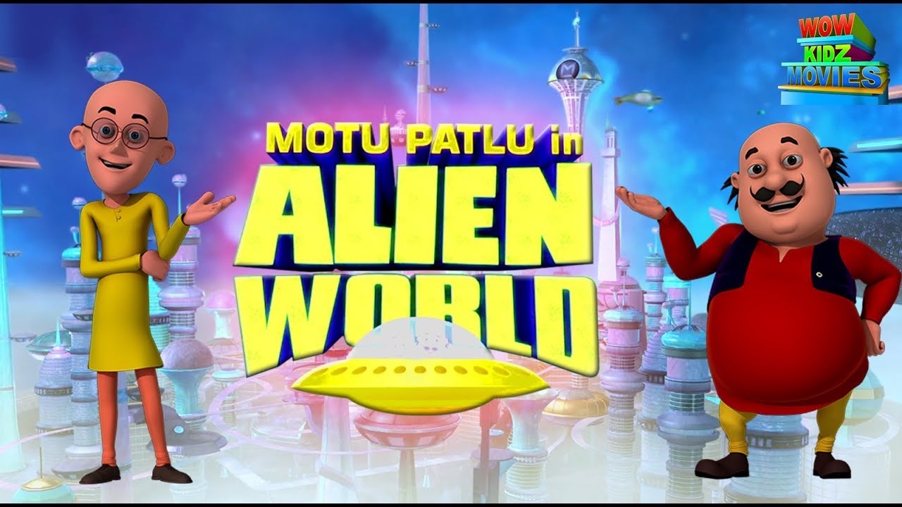 Motu Patlu In Alien World - Full Movie | Animated Movies |  Wow Kidz Movies