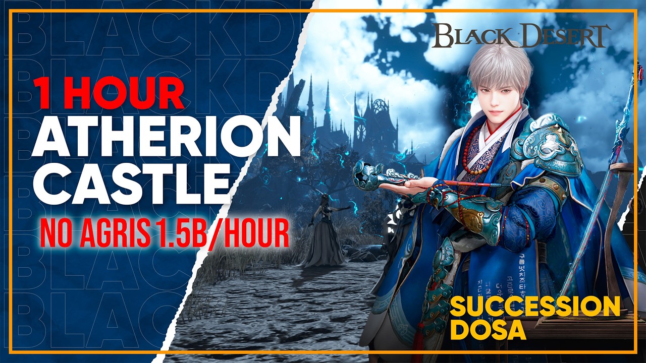 Atherion Castle Farm 🔥 | Dosa Succession Guide | BDO Spot Test 2026