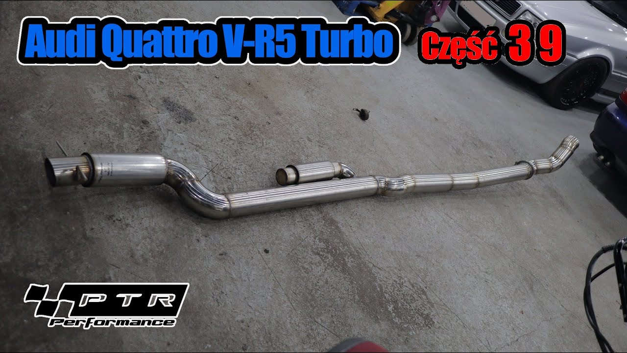 👉 AUDI QUATTRO VR5 TURBO cz.39 / Wydech i Helmholtz resonator aka J-Pipe