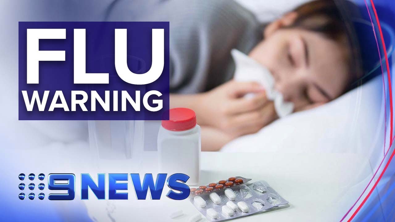 Health officials urge people to vaccinate after spike in flu hospitalisations | Nine News Australia
